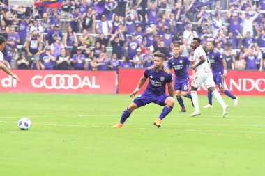 Orlando City, 31 Mart 2018 'de Orlando Florida' daki Exploria Stadyumu 'nda New York Red Bulls' a ev sahipliği yaptı..
