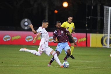 Real Salt Lake, 12 Temmuz 2020 'de Orlando Florida' da düzenlenen MLS Sırt Turnuvası sırasında Colorado Rapids ile karşı karşıya. 