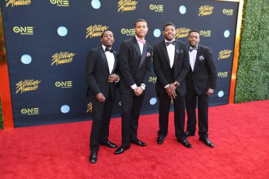 24 Mart 2018 Cumartesi günü Las Vegas 'taki Orleans Resort' ta düzenlenen 33. Yıldız Ödülleri Kırmızı Halı sırasında ünlüler.