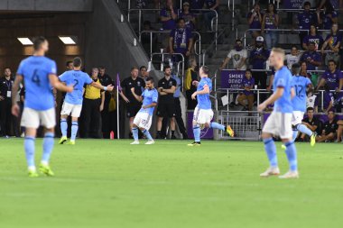 Orlando City 26 Temmuz 2018 'de Florida Exploria Stadyumu' nda NYC FC 'ye ev sahipliği yaptı. Fotoğraf: Marty Jean-Louis