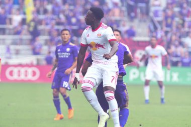Orlando City, 31 Mart 2018 'de Orlando Florida' daki Exploria Stadyumu 'nda New York Red Bulls' a ev sahipliği yaptı..  