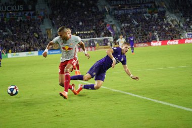 Orlando City 21 Temmuz 2019 tarihinde Florida, Orlando 'da Exploria Stadyumu' nda New York Red Bulls 'a ev sahipliği yaptı..