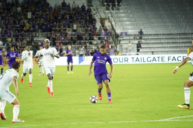 Orlando City SC, 19 Haziran 2019 Çarşamba günü Orlando 'daki Exploria Stadyumu' nda düzenlenen ABD Açık Kupası sırasında New England Devrimi 'ne ev sahipliği yaptı.