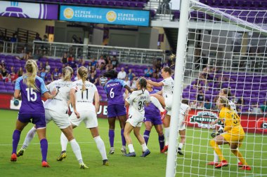 Foto Prides, 11 Mayıs 2019 Cumartesi günü Orlando City Stadyumu 'nda Portland Thorns FC' ye ev sahipliği yapıyor..