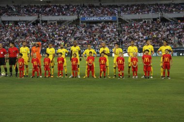 Paris Saint-Germain, Tottenham Hotspur 'a karşı 22 Temmuz 2017' de Orlando Florida 'daki Citrus Bowl' da.   