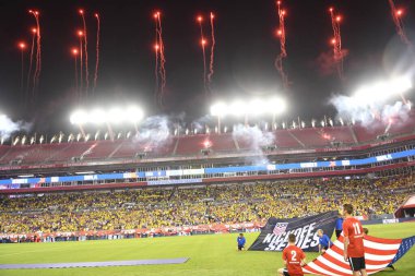 ABD Kolombiya 'ya karşı Raymond James Stadyumu' nda 11 Ekim 2018 'de. 