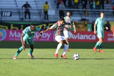 Fluminense, Florida Kupası 'nda 15 Ocak 2018' de Orlando Florida 'da oynanan Spektrum Stadyumu' nda Barcelona SC 'ye karşı..  