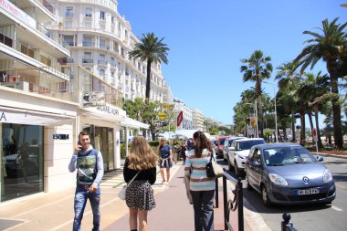 Cannes Şehri, 15 Mayıs 2014 'te Cannes' da düzenlenen 67. Cannes Film Festivali sırasında.