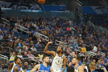 Orlando Magic 10 Kasım 2019 'da Indiana Pacers' ı Amway Center 'da ağırlıyor. Fotoğraf: Marty Jean-Louis