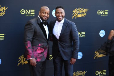 24 Mart 2018 Cumartesi günü Las Vegas 'taki Orleans Resort' ta düzenlenen 33. Yıldız Ödülleri Kırmızı Halı sırasında ünlüler.