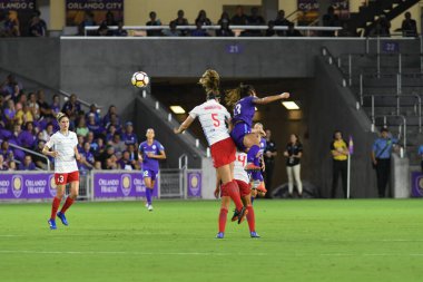 Orland Pride, 25 Ağustos 2018 'de Orlando Florida' daki Exploria Stadyumu 'nda Chicago Red Stars' a ev sahipliği yapıyor..  
