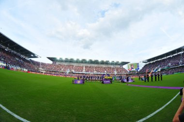 Orlando City, 5 Mart 2017 'de Orlando City Stadyumu' nda NYC FC 'ye ev sahipliği yaptı..  