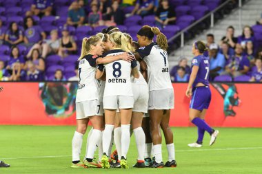 Orlando Pride, 23 Mayıs 2018 'de Orlando Florida' daki Exploria Stadyumu 'nda Kuzey Carolina Cesareti' ne ev sahipliği yapmaktadır..  