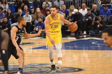 Orlando Magic, 28 Şubat 2019 Perşembe günü Orlando Florida 'daki Amway Center' da Golden State Warriors 'a ev sahipliği yaptı.. 