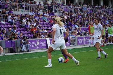 Orlando Pride 14 Nisan 2019 'da Orlando City Stadyumu' nda Portand Thorns 'a ev sahipliği yapıyor.