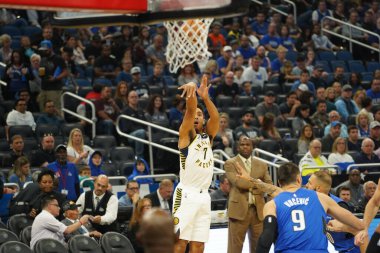 Orlando Magic 10 Kasım 2019 'da Indiana Pacers' ı Amway Center 'da ağırlıyor. Fotoğraf: Marty Jean-Louis