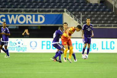 Orlando City SC, 29 Haziran 2016 'da Orlando Florida' daki Kamp Dünyası Stadyumu 'nda Fort Lauderdale Strikers' a ev sahipliği yaptı..