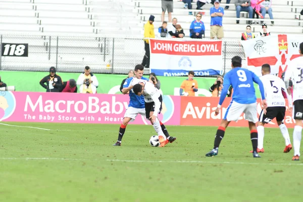 Rangers Corinthians Podczas Pucharu Florydy Stadionie Spectrum Stycznia 2018 Orlando — Zdjęcie stockowe