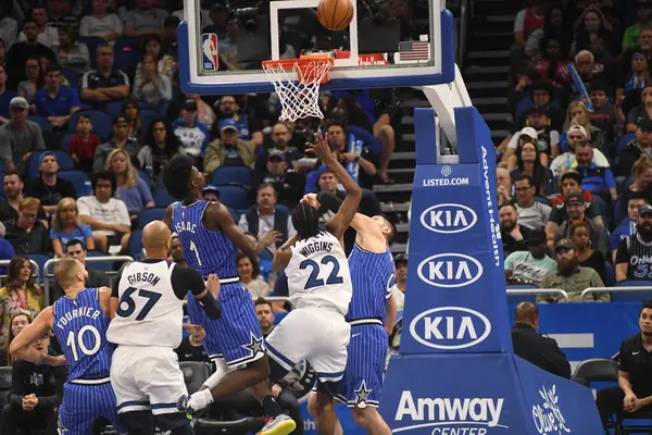 Orlando Magic Acoge Los Minnesota Timberwolves Amway Arena Febrero 2019 —  Fotos de Stock