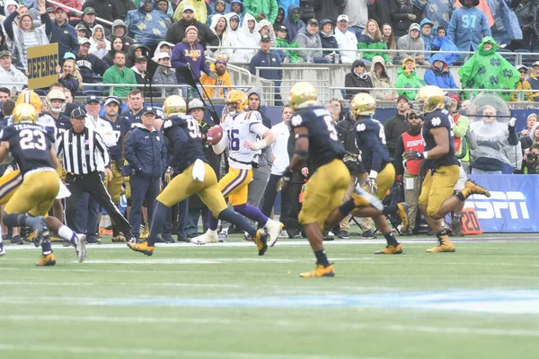 Notre Dame Affronta Lsu Durante Citrus Bowl Camping World Stadium — Foto Stock