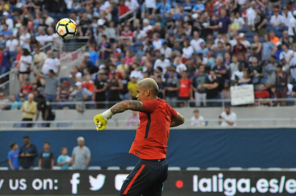 Paris Saint Germain Tottenham Hotspur Citrus Bowl Orlando Florida Luglio — Foto Stock