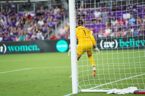 Orlando Pride Hostit Sky Blue Stadionu Exploria Sobotu Července 2019 — Stock fotografie