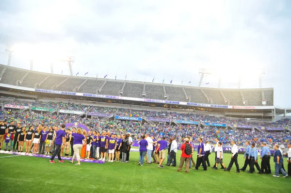 Orlando City Hostit San Jose Zemětřesení Camping World Stadium Orlando — Stock fotografie