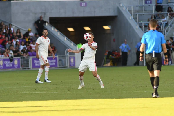 Flamengo Eintracht Frankfurt Orlando City Stadium Saturday January 2019 Photo — Stock Photo, Image