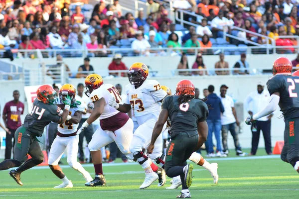 Florida Rattlers Face Bethune Cookman Wildcats Durig Florida Classics Camping — стокове фото