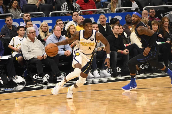 Orlando Magic Organiseert Indiana Pacers Het Amway Center Orlando Florida — Stockfoto