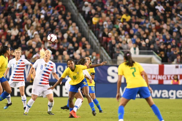 Shebelieves Cup Final Usa Brazil Raymond James Stadium Tampa Florida — Stock Photo, Image