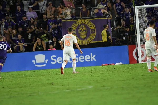 Orlando City Hosts Lafc Exploria Stadium Orlando Florida Saturday Szeptember — Stock Fotó