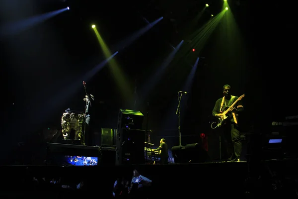 Singer Usher Performs Amway Center Orlando Florida December 2015 — Stock Photo, Image