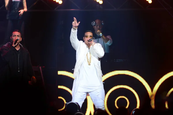 Daddy Yankee Don Omar Koncercie Amway Center Orlando Florydzie Sierpnia — Zdjęcie stockowe