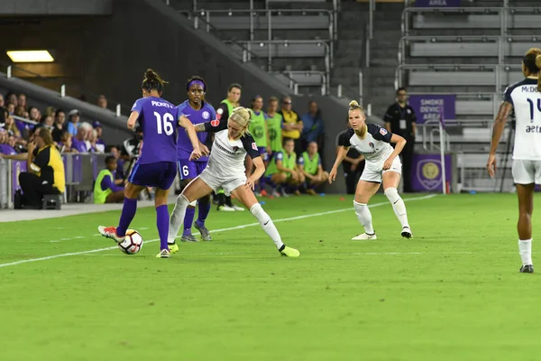 Orlando Pride Gospodarzem North Carolina Courage Exploria Stadium Dniu Maja — Zdjęcie stockowe