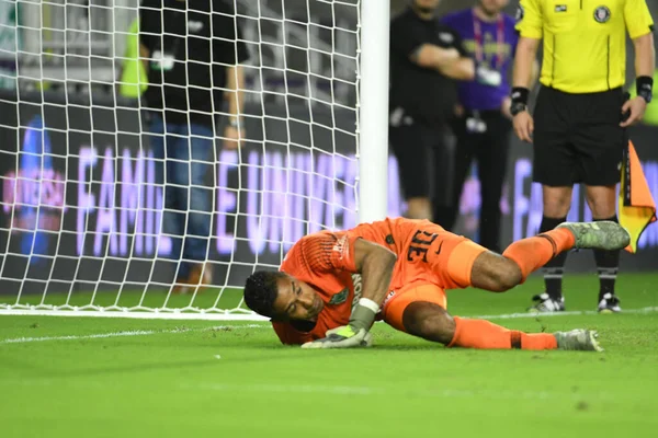 Florida Cup 2020 Spiel Palmeiras Gegen Atletico Nacional Exploria Stadium — Stockfoto