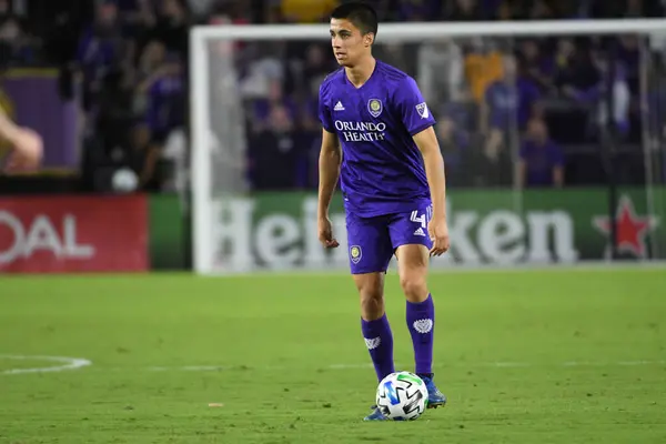 Orlando City Empfängt Real Salt Lake Exploria Stadium Samstag Den — Stockfoto