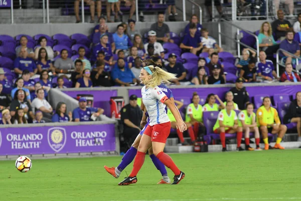Orland Pride, 25 Ağustos 2018 'de Orlando Florida' daki Exploria Stadyumu 'nda Chicago Red Stars' a ev sahipliği yapıyor.. 