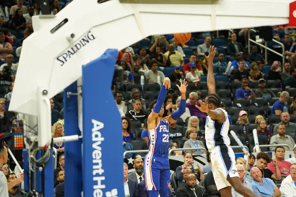 Орландо Мэджик Проводит Филадельфийские 76Ers Amway Center Орландо Флорида Воскресенье — стоковое фото