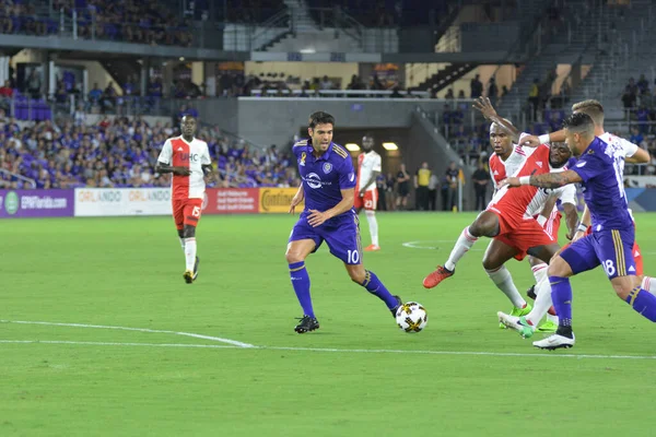 Orlando City Värd För New England Revolution Orlando City Stadium — Stockfoto