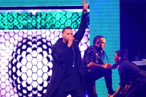 Daddy Yankee Dan Don Omar Dalam Konser Amway Center Orlando — Stok Foto