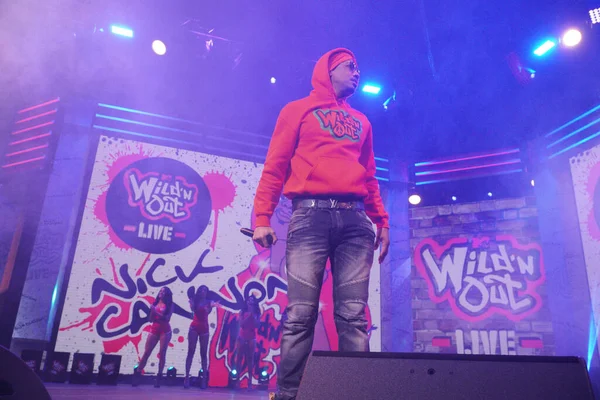 Mtv Wild Out Tour Házigazda Nick Cannon Amway Centerben Orlando — Stock Fotó