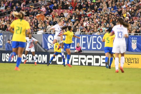 Shebelieves Cup Final Usa Brazil Raymond James Stadium Tampa Florida — Stock Photo, Image