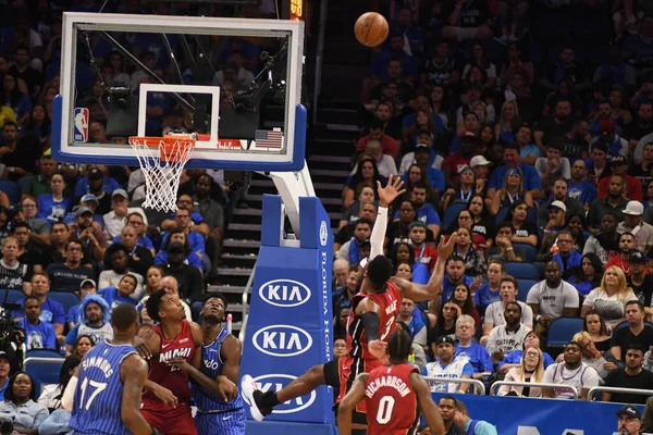 Orlando Magic Hostí Miami Heat Amway Center Orlandu Floridě Října — Stock fotografie