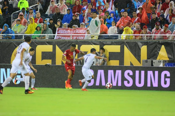 Bolívia Enfrenta Panamá Durante Centenário Americano Copa Orlando Florida Camping — Fotografia de Stock