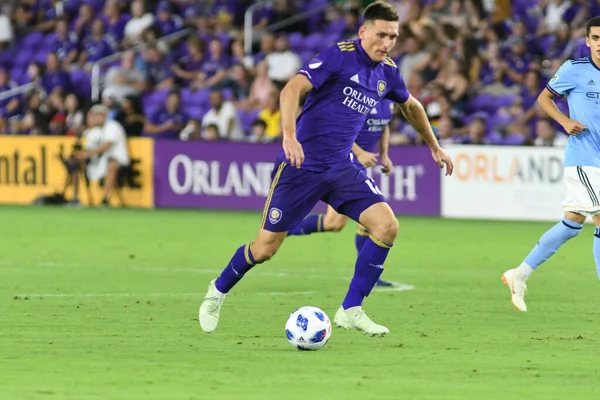 Orlando City 26 Temmuz 2018 'de Florida Exploria Stadyumu' nda NYC FC 'ye ev sahipliği yaptı. Fotoğraf: Marty Jean-Louis