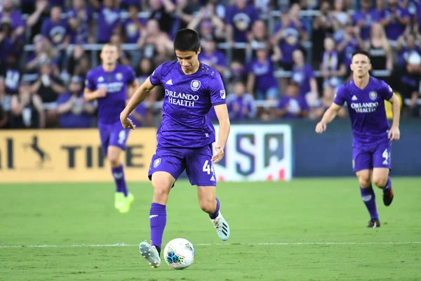 Orlando City Empfängt Den Atlanta United Während Des Cup Exploria — Stockfoto