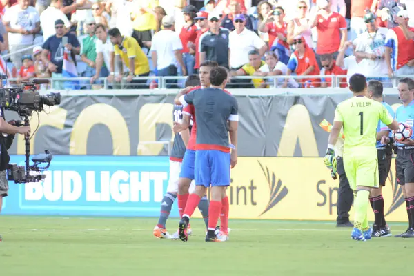 Costa Rica Affronte Paraguay Lors Centenario Copa America Camping World — Photo