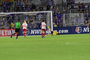 Orland Pride, 25 Ağustos 2018 'de Orlando Florida' daki Exploria Stadyumu 'nda Chicago Red Stars' a ev sahipliği yapıyor..  