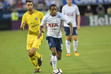 Paris Saint-Germain, Tottenham Hotspur 'a karşı 22 Temmuz 2017' de Orlando Florida 'daki Citrus Bowl' da.  